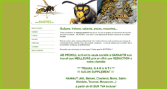 Desktop Screenshot of guepes.be
