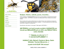 Tablet Screenshot of guepes.be