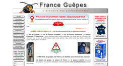 Desktop Screenshot of guepes.fr