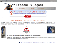 Tablet Screenshot of guepes.fr